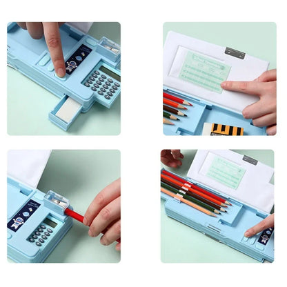 BowLift | Double-Sided Creative Calculator Cute Kids Pencil Case