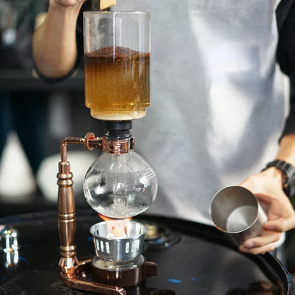Skanto | Siphon Coffee Brewer Set | 3/5 Cups & Barista Accessories | Elegant Design