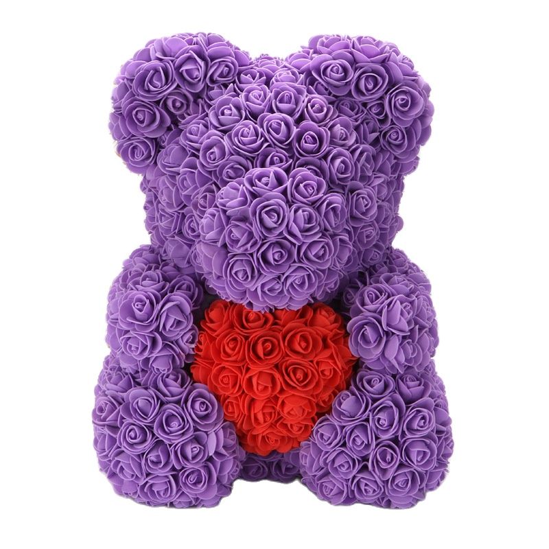 BowLift | Artificial Rose Flowers Teddy Bear