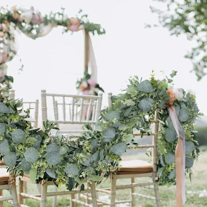 BowLift | Garland - EvaGreen - Artificial Eucalyptus - 2-Piece Set