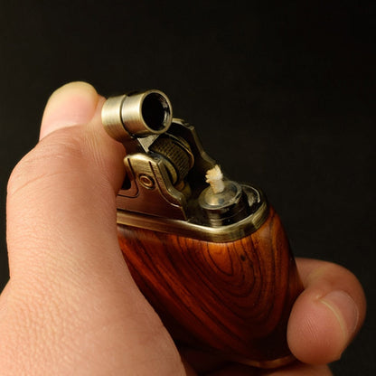 Wooden Vintage Spark Kerosene Lighter | Bowlift