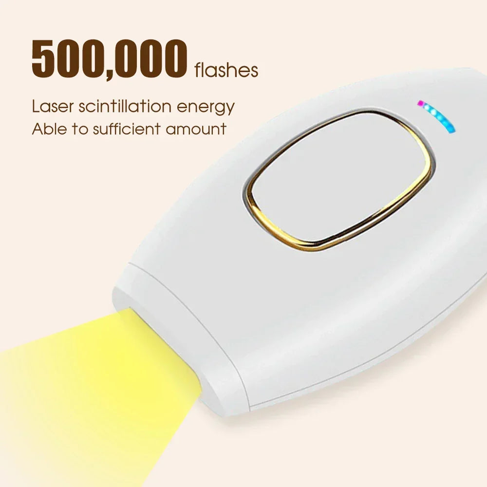 Skanto | Bikini IPL 500,000 Flash Epilator Permanent Laser Hair Removal Painless for Women Home Use Devices