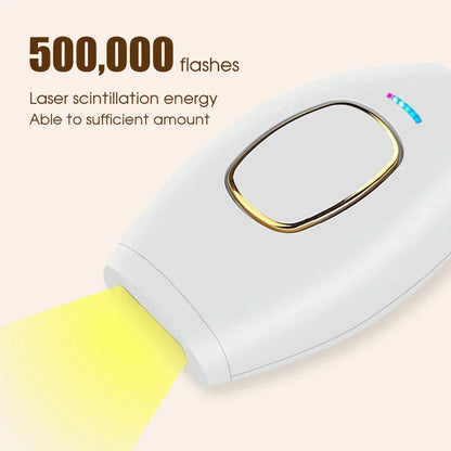 Skanto | Bikini IPL 500,000 Flash Epilator Permanent Laser Hair Removal Painless for Women Home Use Devices