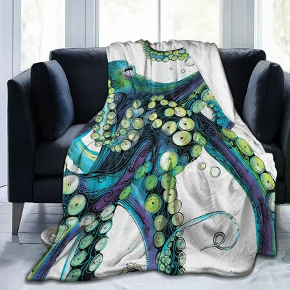 BowLift | Sea Life Ocean Throw Octopus Blanket