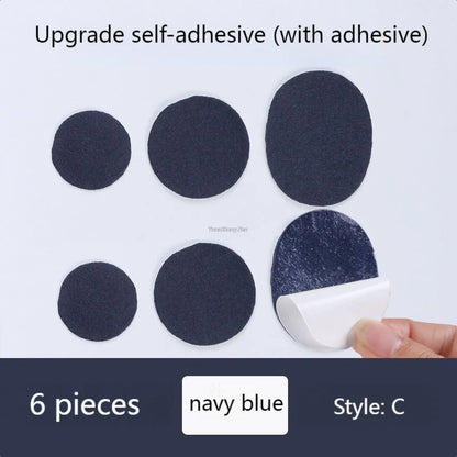 Self-adhesive shoe repair patch