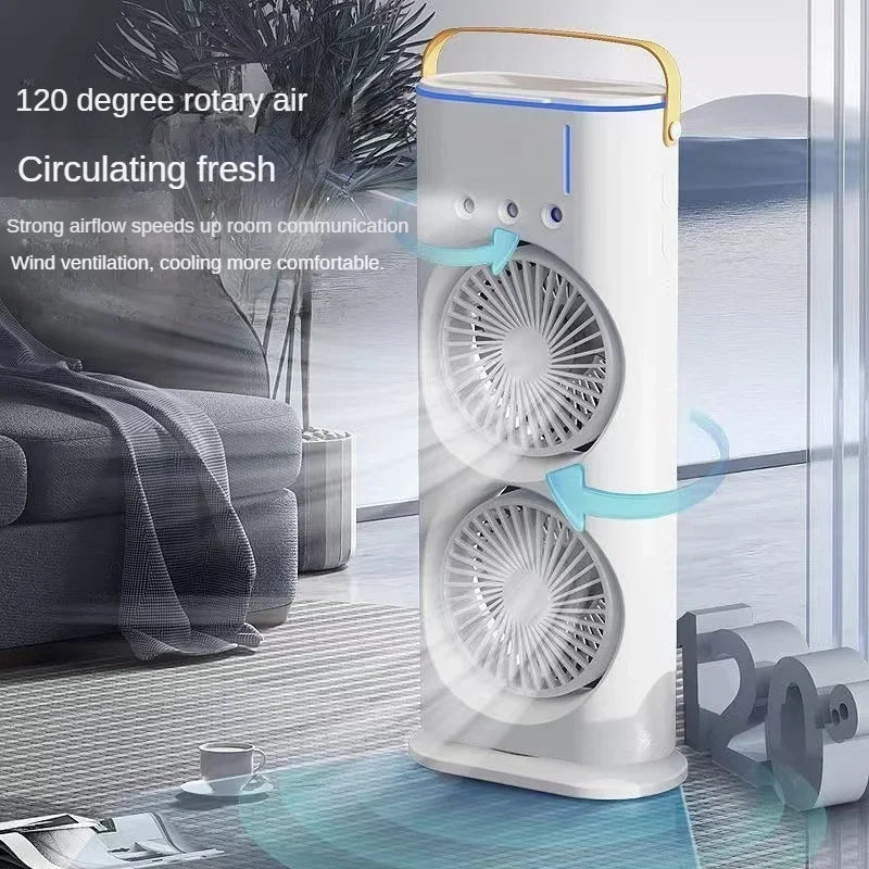 Portable Dual-Fan Cooling Spray Air Conditioner | Karnz