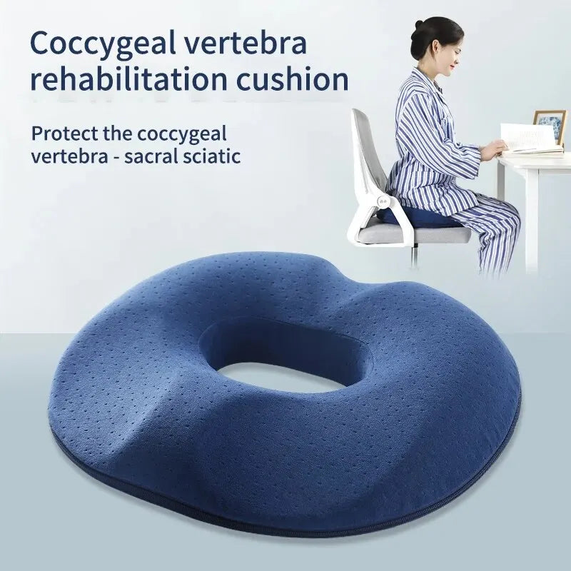 Skanto | OrthoRelax | Memory Foam Seat Cushion | Tailbone & Spine Relief | Ergonomic & Comfortable