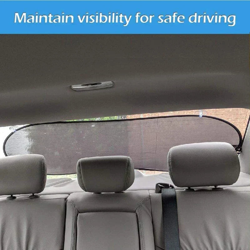 BowLift | AutoShade UltraMesh Set | UV protection & heat blocker | For front & rear windscreen | Universally suitable