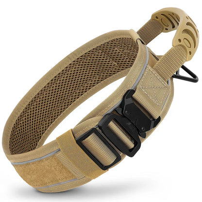 Skanto | Military Dog Training Collar – Durable, Reflective Nylon Collar