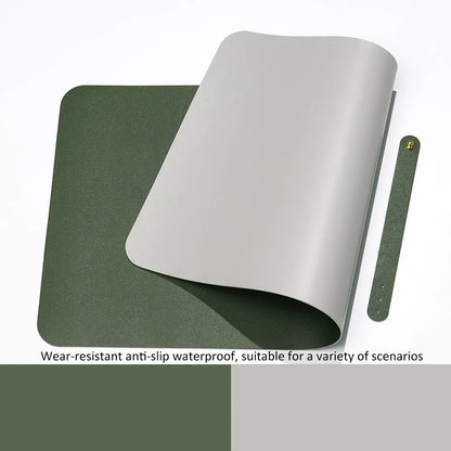 Skanto | Large Waterproof PU Leather Gaming Mouse Pad & Desk Mat
