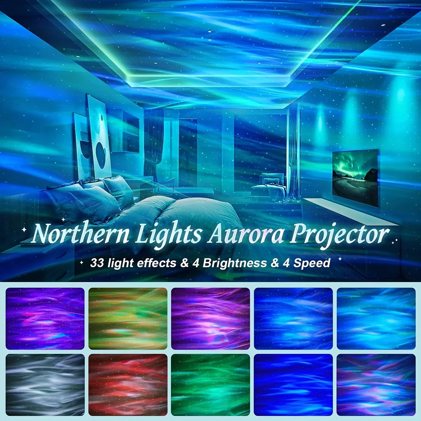 BowLift | 360° Rotating USB Galaxy Projector