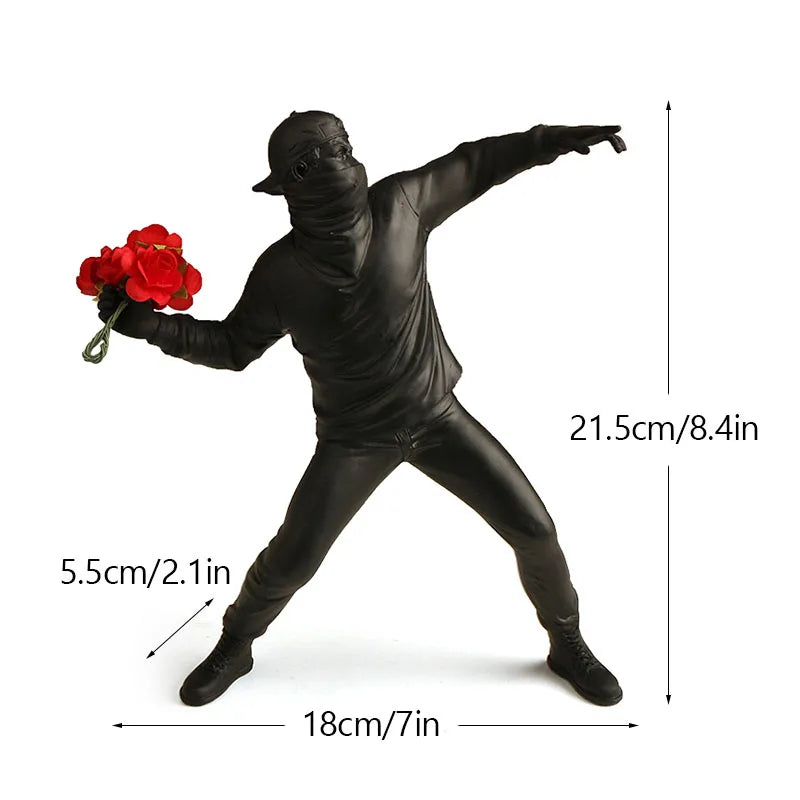 Banksy-inspired sculpture collection