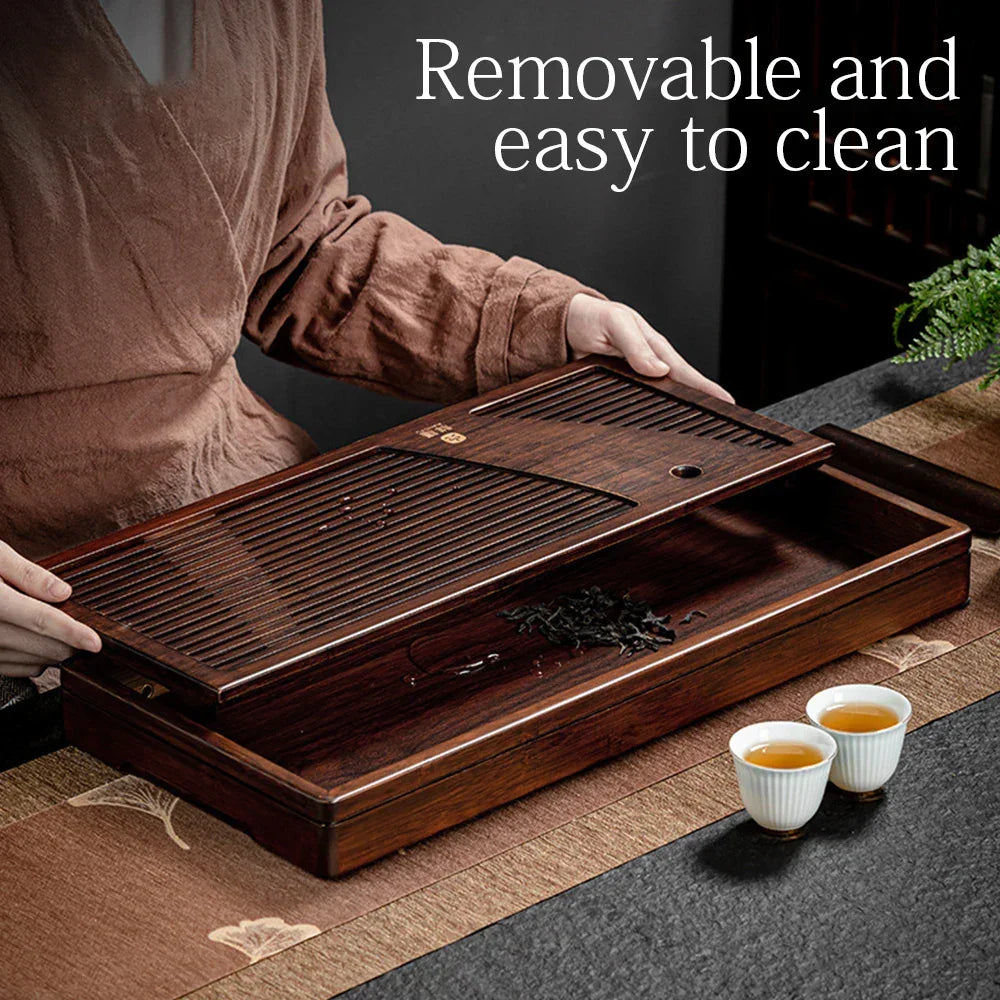 Skanto | Bamboo Solid Wood Tea Ceremony Tray