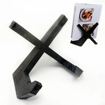 Skanto | WoodenTabletEase | Practical Wooden Stand for Cookbooks
