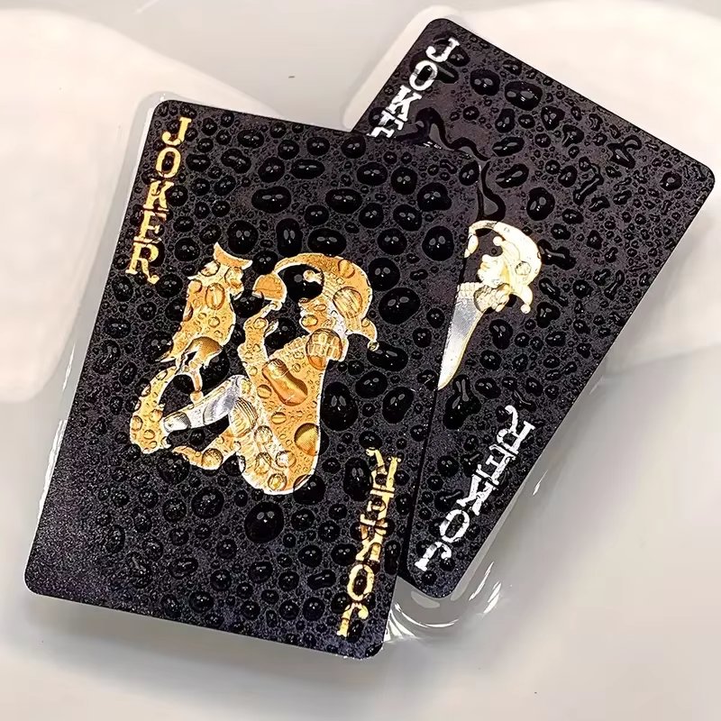 BowLift | Luxury Black & Gold Waterproof Poker Playing Cards