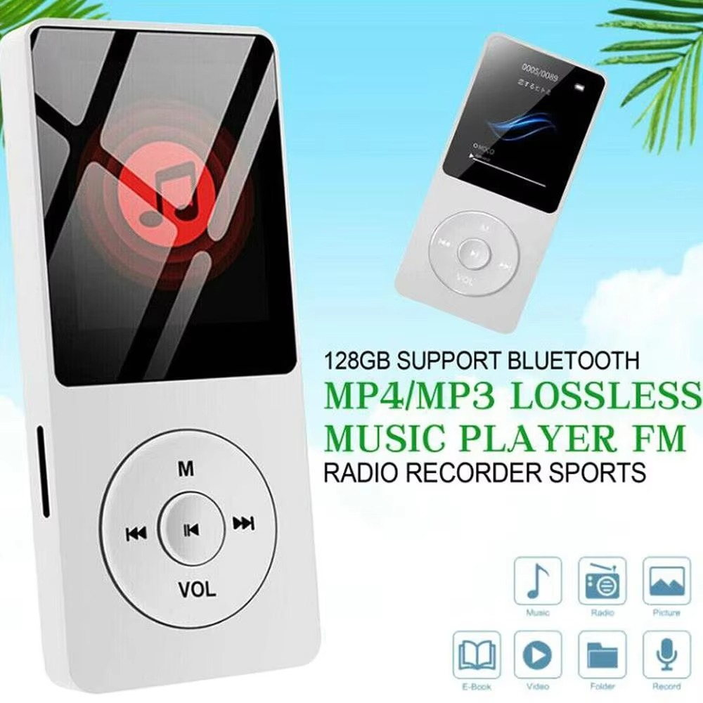 Skanto | Portable Hi-Fi Bluetooth MP3/MP4 Player with 1.8" Screen and Multifunctionality