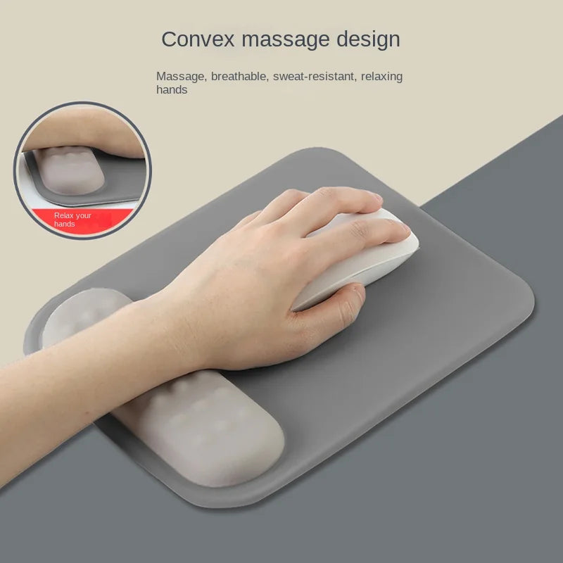BowLift | Palmira Mouse Pad | Ergonomic & Stylish | Memory Foam Comfort | Non-Slip & Decorative