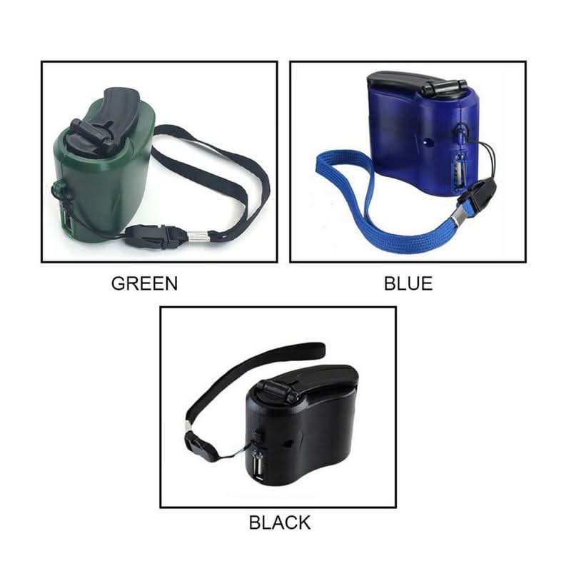 BowLift | Portable Hand Crank Emergency Charger with USB & LED