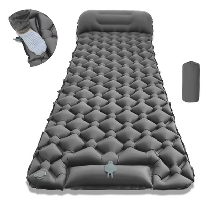 Skanto Skanto | Ultra-Comfort Inflatable Camping Mattress with Integrated Pillow and Pump