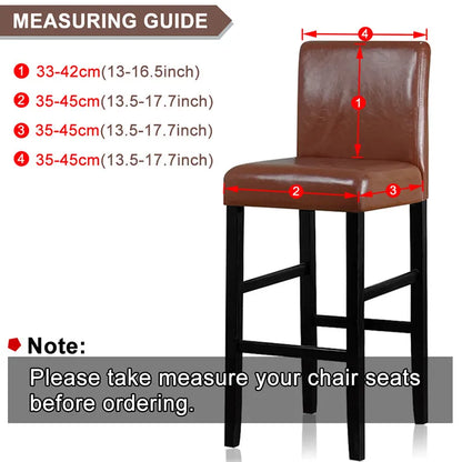 Bar stool stretch cover