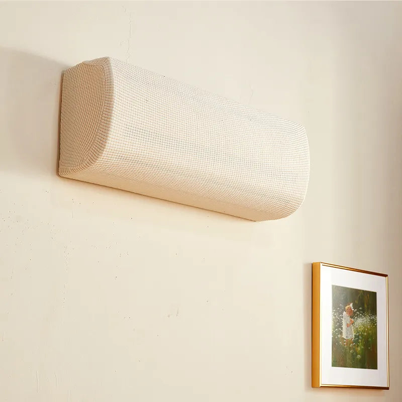 Skanto | Polar Fleece Air Conditioner Cover: Wall-Mounted Dustproof Protection, Easy-Clean Polyester AC Cover for Home Use