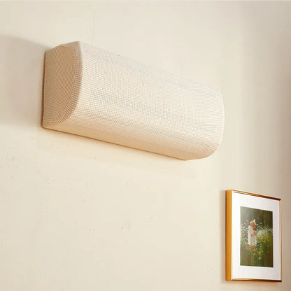 Skanto | Polar Fleece Air Conditioner Cover: Wall-Mounted Dustproof Protection, Easy-Clean Polyester AC Cover for Home Use