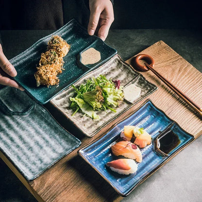 Artisan Ceramic Sushi Plate Karnz