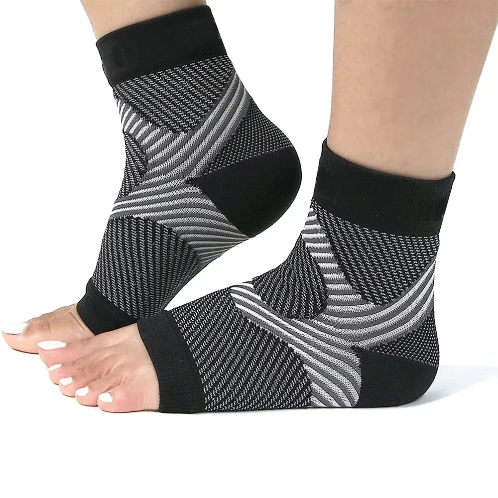 Night compression socks for Plantar Fasciitis with heel and arch support