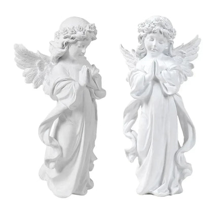 Skanto Decor - Artistic Resin Angel Figurine for Store Sculpture Modern Art