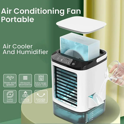 Norvo | Ultrasonic Atomization Dual Spray Portable Air Conditioner