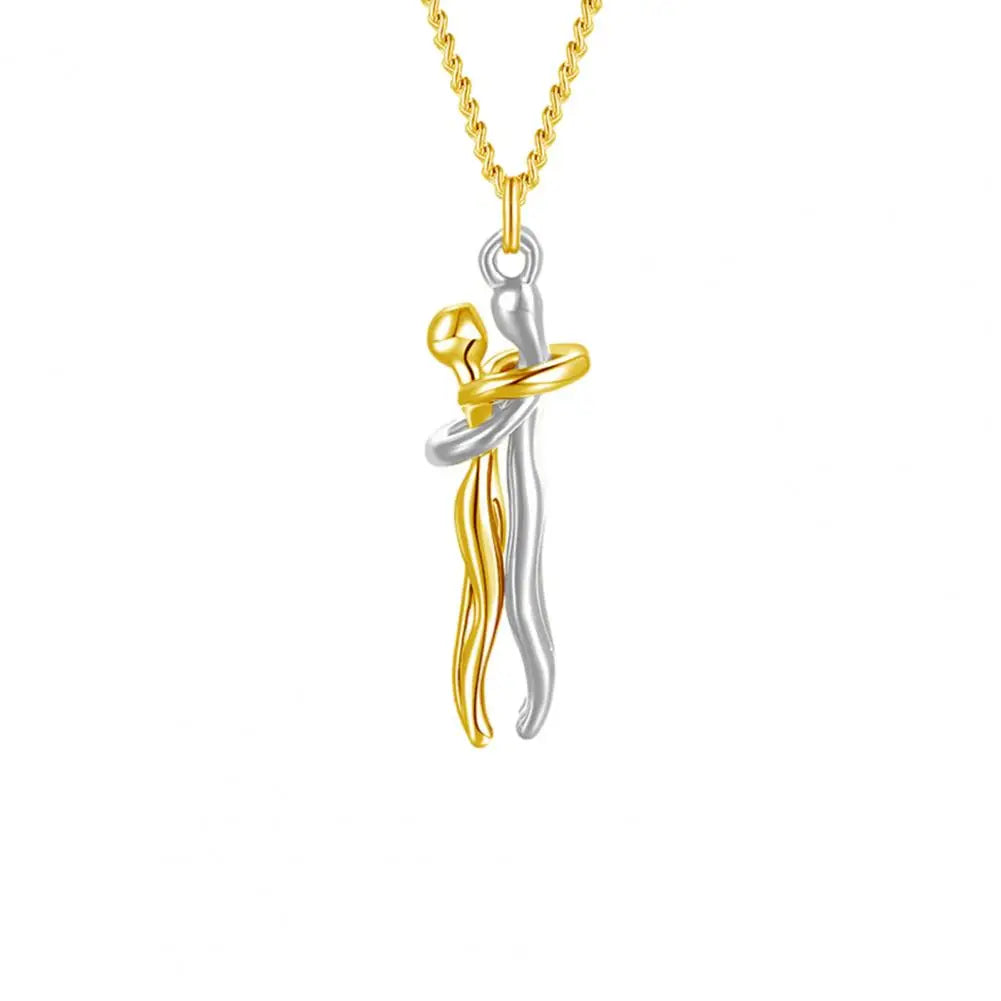 Skanto | Love Forever Hug Sweet Couple Necklace