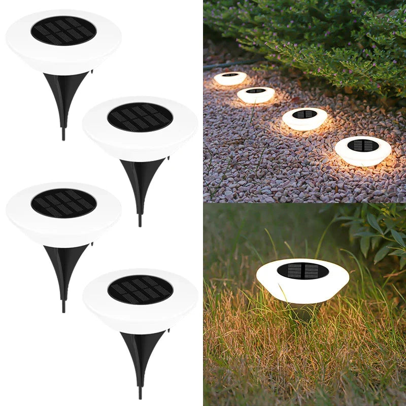 Solar Outdoor Path 4-piece Lights Brehn