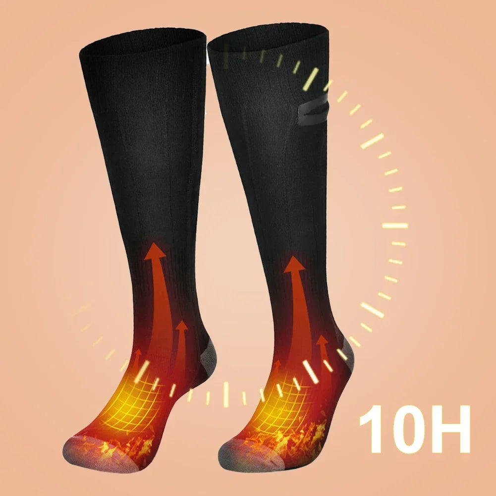 Skanto | Thermavolt Heated Socks | 3 Heat Settings | With Power Bank | Winter Warm Unisex Socks for Outdoors & Travel