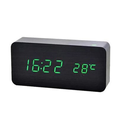 WoodTime – Natural Wood Digital Clock Skanto