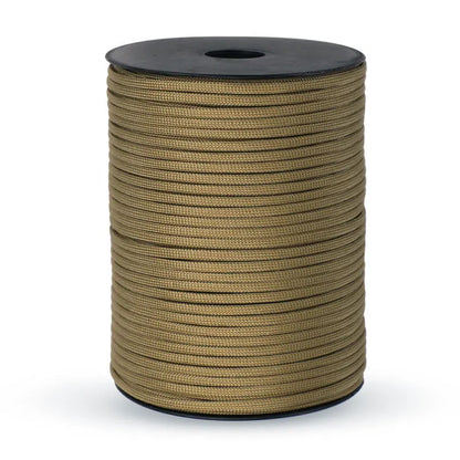 Skanto | 550 Military Standard Paracord Rope: 100m 4mm Outdoor Survival Gear for Parachute, Tent, Lanyard, Belt - 9-Core Cord for Camping & Emergencies