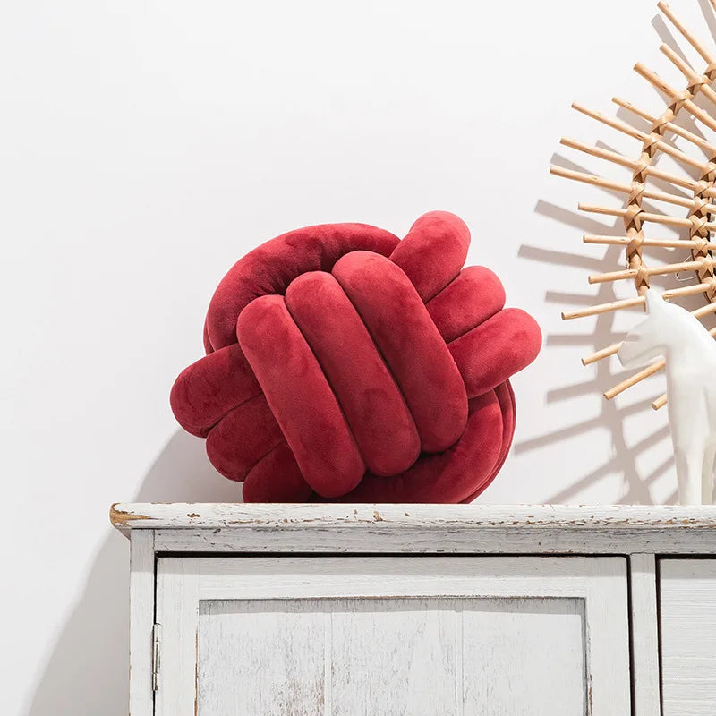 Plush Knot Cushion (Velvet) | Bowlift