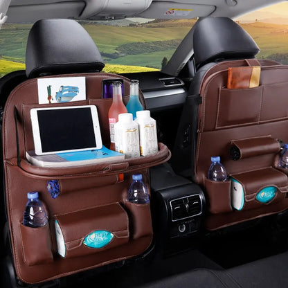 Brehn | Seat Back Organizer with Foldable Table Tray