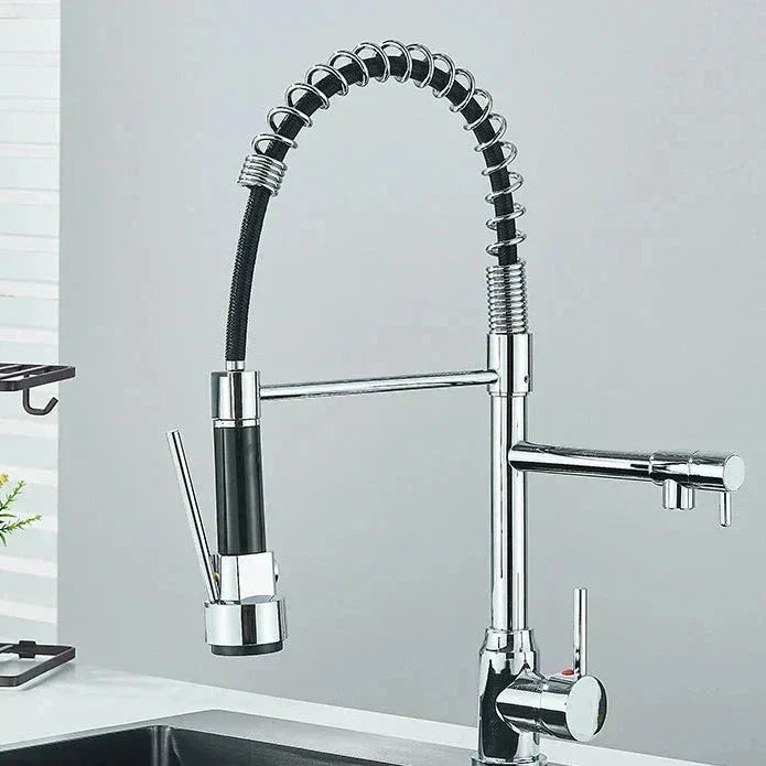 Skanto | NickelFlex Kitchen Faucet | 360° Rotation | Stainless Steel