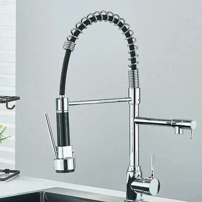 Skanto | NickelFlex Kitchen Faucet | 360° Rotation | Stainless Steel