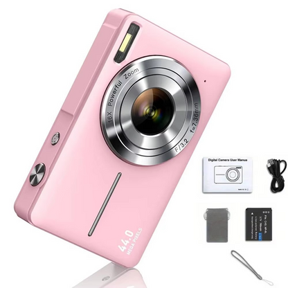 BowLift | High-Resolution Kids' Digital Camera - 1080P HD, 44MP with 16X Zoom