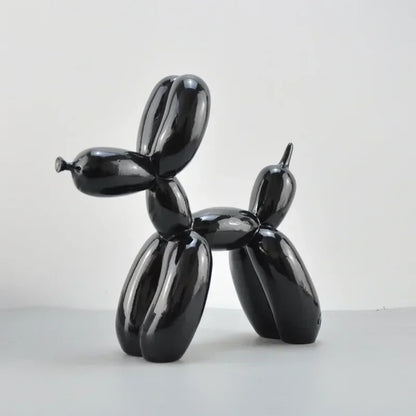 Skanto | Nordic Balloon Dog Sculpture Resin Animal Sculpture Art Sculptures and Figures Crafts Home Decor Room Desktop Accessories