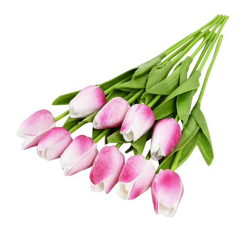 Skanto | Artificial Tulip Bouquet, Decoration (10 Pieces)