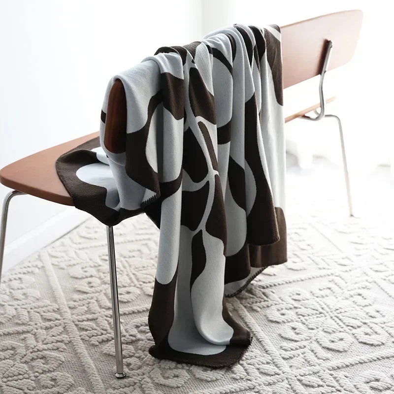 BowLift | NordLuxe | Jacquard Throw Blanket | Imitation Cashmere | Soft & Warm | Sofa Throw & Bedspread in Nordic Style