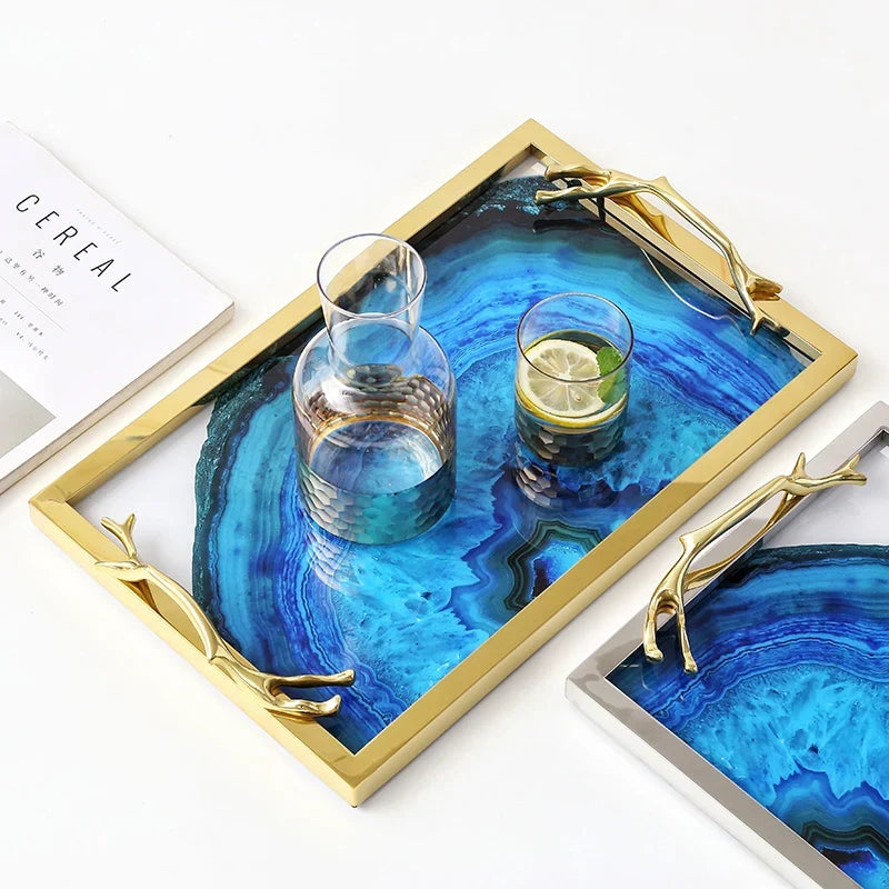Blue Agate Tray Bowlift