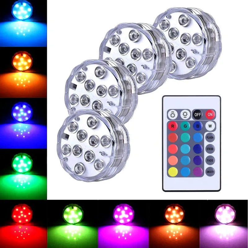 BowLift | Underwater pool lighting with 10 LEDs