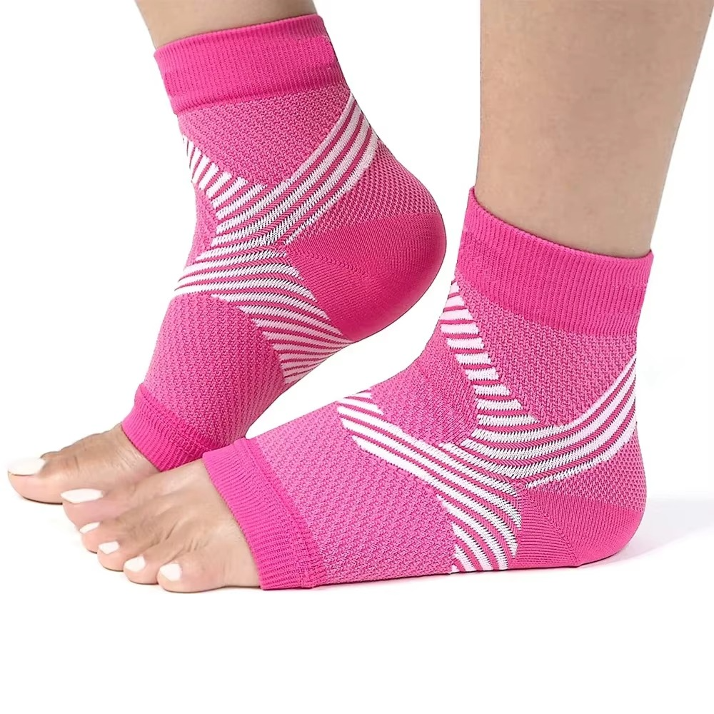 Night compression socks for Plantar Fasciitis with heel and arch support