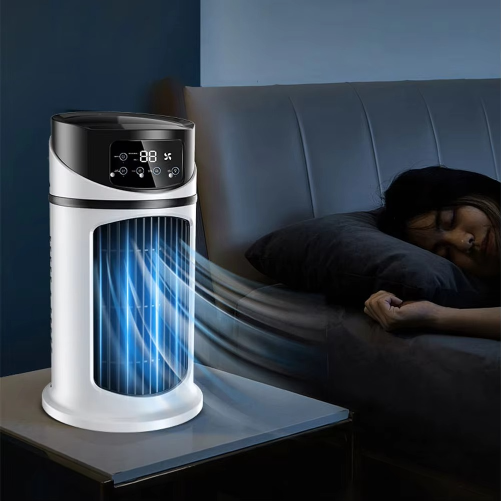Portable Air Cooler Fan with Humidifier and Dust Filter – USB-Powered Mini AC for Home and Office | Skanto