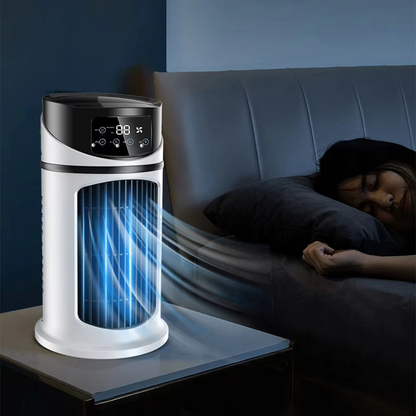 Portable Air Cooler Fan with Humidifier & Dust Filter – USB Powered Mini AC for Home & Office | Bowlift