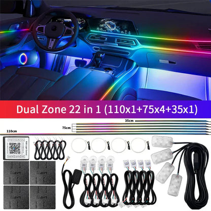 Skanto | Bluetooth RGB Symphony Car Ambient Light Kit