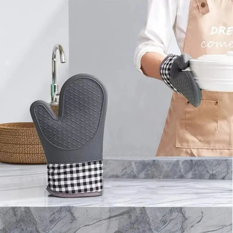BowLift | ThermoGrip Silicone Kitchen Glove | Heat Resistant up to 250 °C | Non-Slip & Extended | Anti-Scald Protection for Oven & Grill